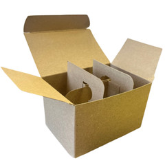 Empty 6 Compartment Box for Nail Polish Bottles – Bottles Not Included