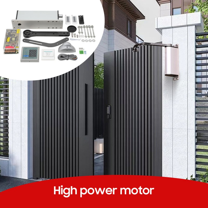 Automatic Electric Swing Door Opener Side-mounted Remote Controller+Push Button gallery