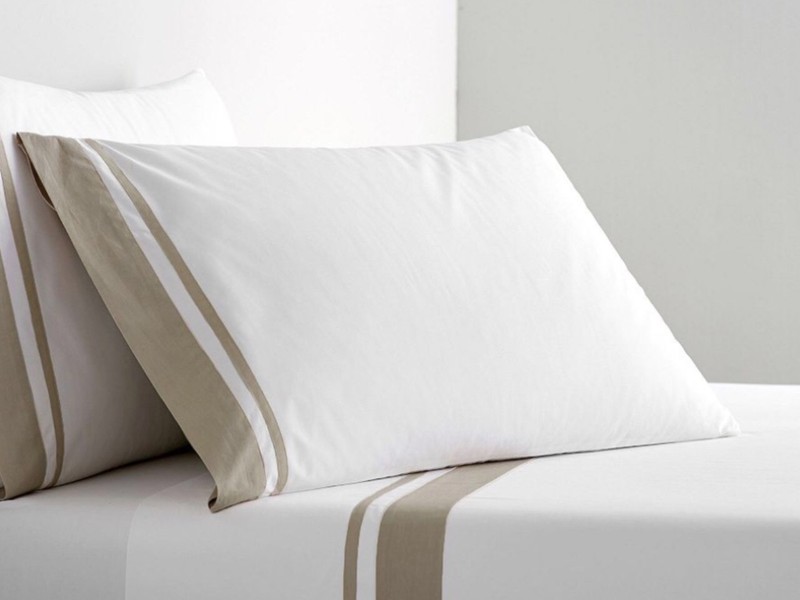 POTTERY BARN Parker Organic Percale STANDARD Pillowcases Set of 2- Simply Taupe gallery