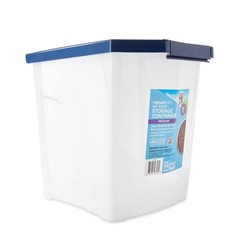 Plastic Dog Food Storage Container Extra Large Locking Lid Wheels Bug Resistant
