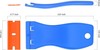 Plastic Razor Blade Scraper 4 Pcs and 120 Pcs Blades, Remove Label Decal Tool. gallery