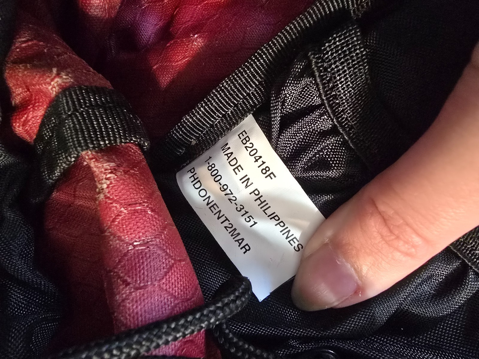 Eddie Bauer Trail Backpack Red and Black 4