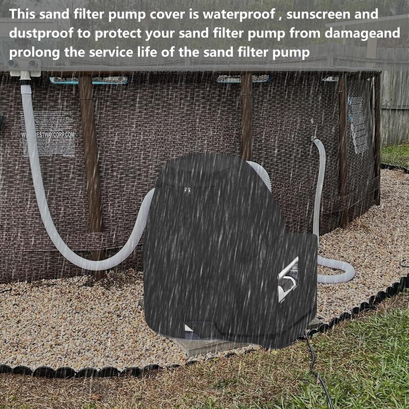 Sand Filter Pump Covers,600D Waterproof Oxford Fabric Sand Pool Filters Cover... gallery