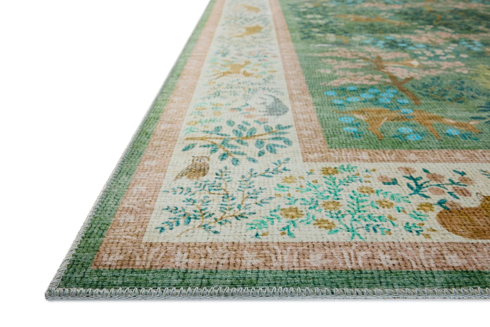 Loloi Rifle Paper Co. Canopy Collection Cnp-02 Sage/Blush 2-3 X 5 Accent Rug gallery
