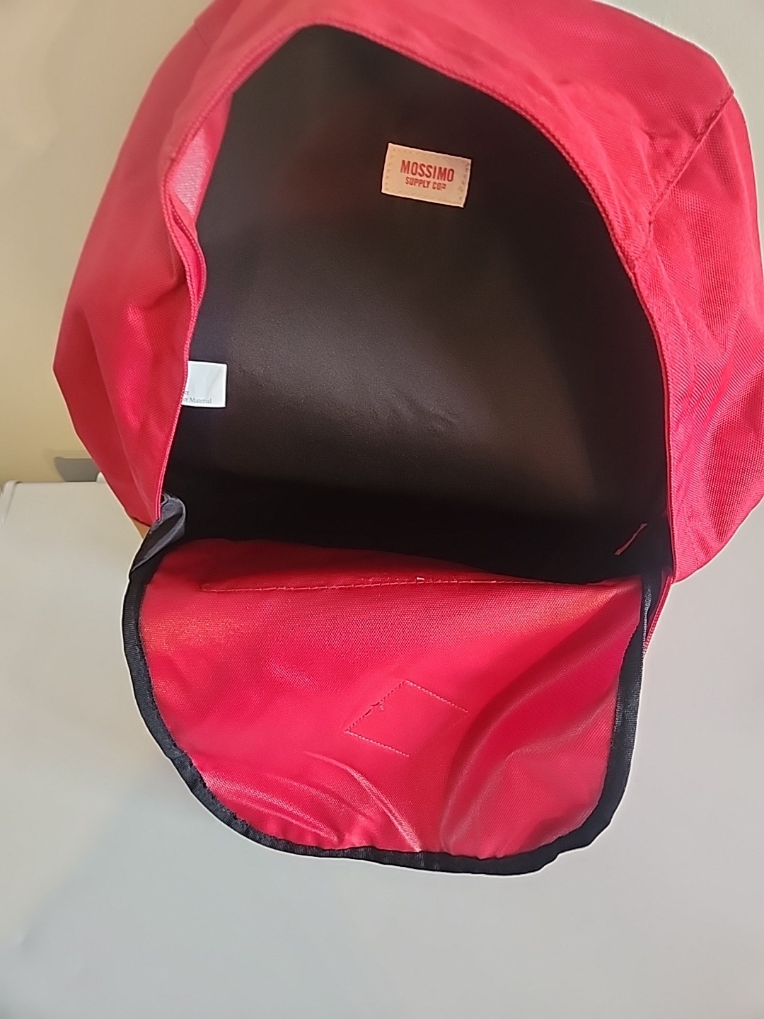 Wanderer Red and Brown Suede Leather Backpack Shoulder Bag 5