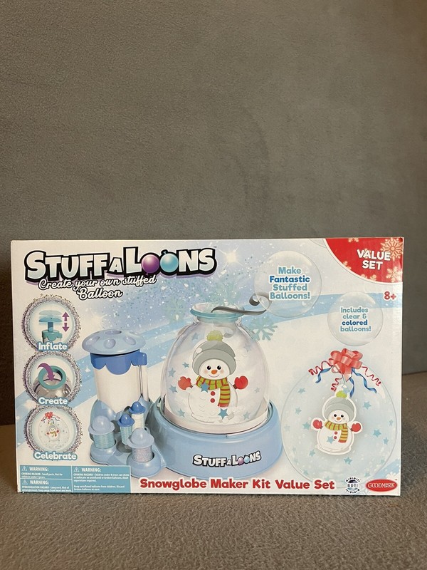 Goodmark Stuffaloons Snow Globe Maker Kit Create Your Own Balloon -Value Set NIB gallery