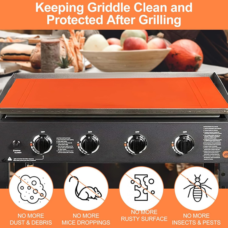Blackstone Silicone Griddle Cover 36 INCH, Easy Cut to Fit 36",30", 28", 22", Bl gallery