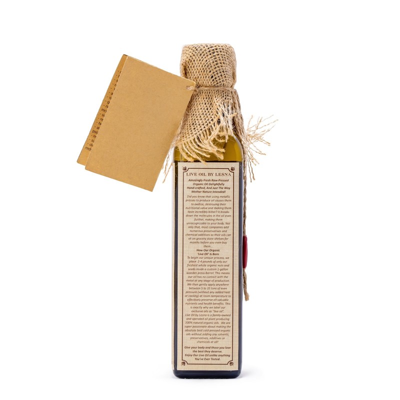 USDA Certified Organic Raw Cold Pressed Walnut Oil -Freshly Pressed gallery