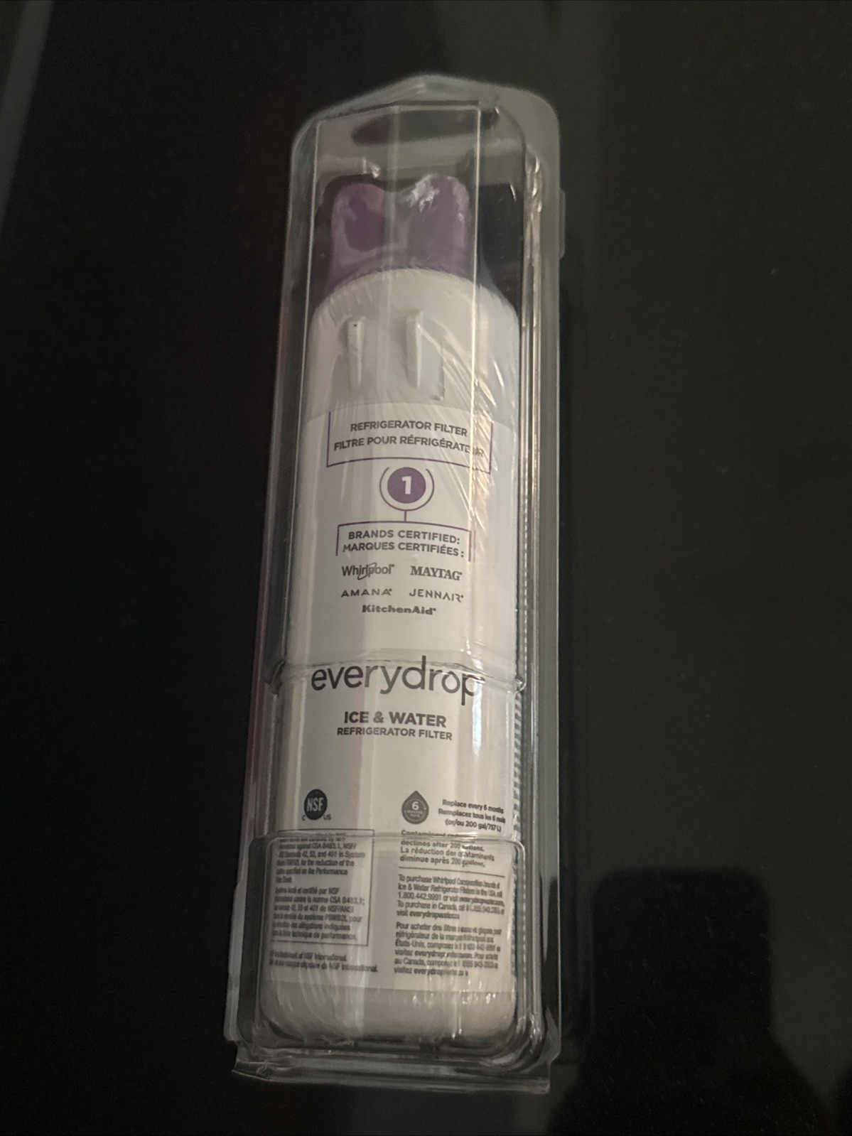 Genuine OEM Whirlpool EveryDrop 1 Water Filter EDR1RXD1 New gallery