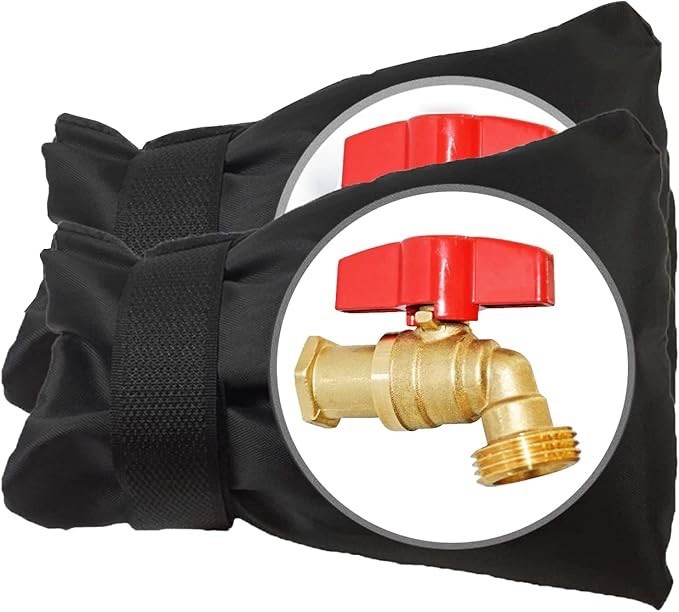 2 Pack Outdoor Faucet Covers for Winter Freeze Protection for Hose Bibs gallery