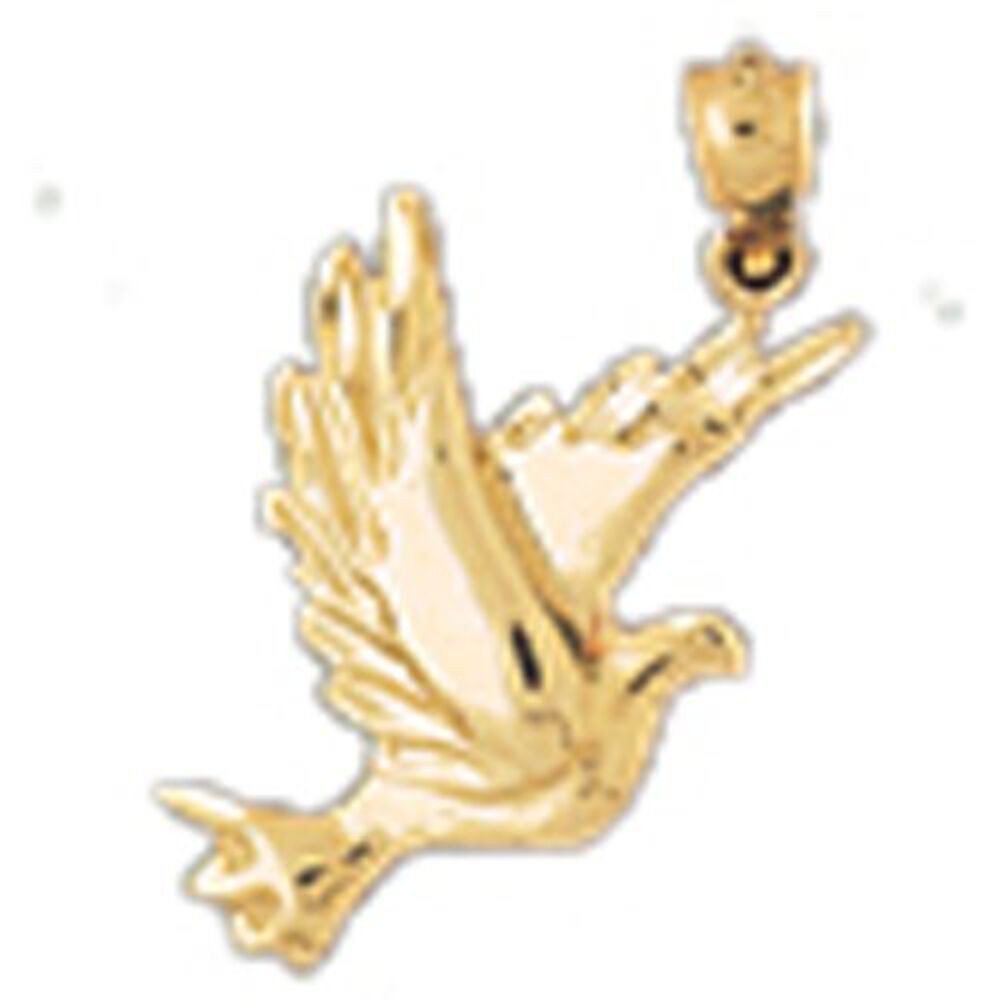 Bird Charm Pendant 14k Gold (2 Grams) gallery