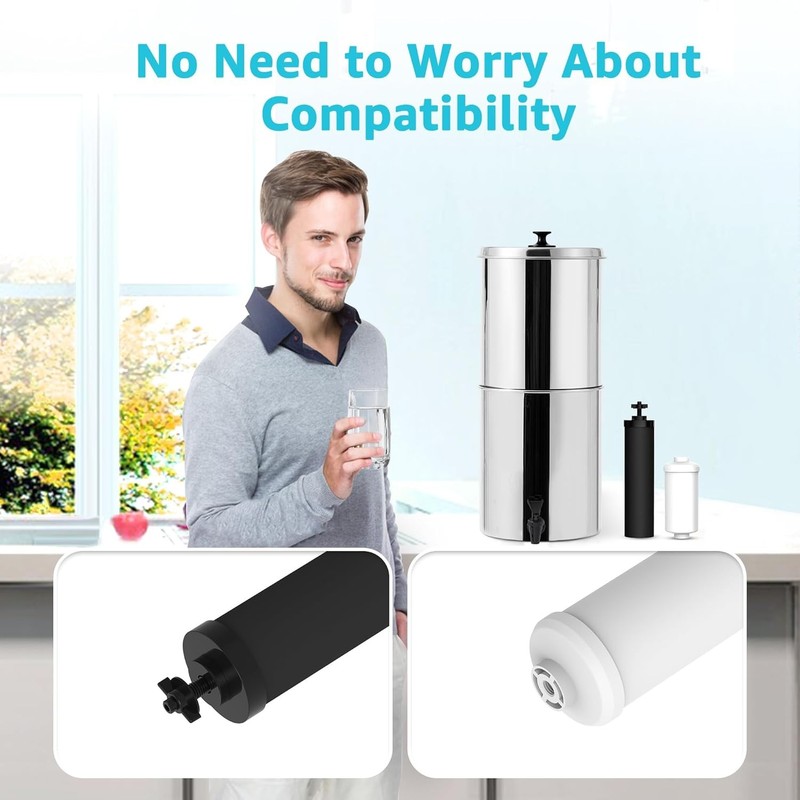 AQUACREST black purification elements and fluoride replacement filter gallery