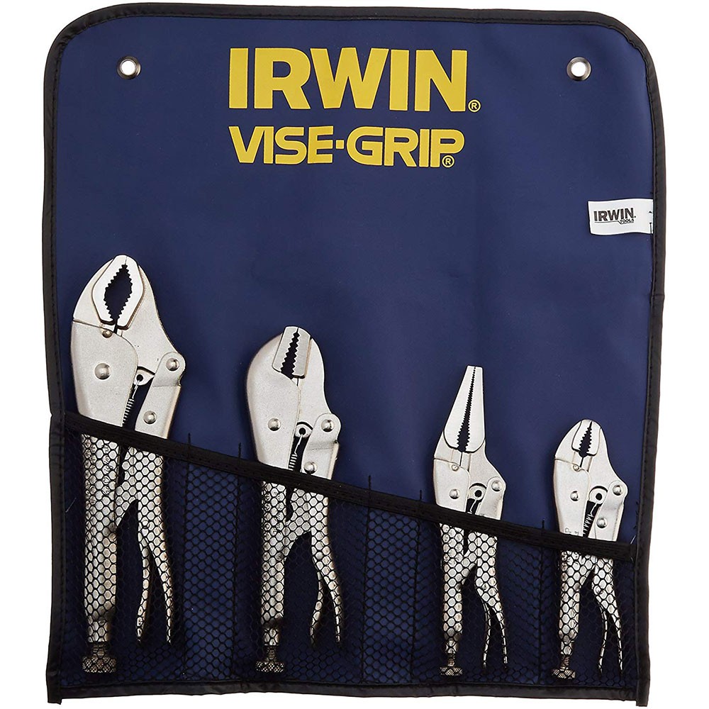 Irwin Vise-Grip 428GS #71 4pc Locking Pliers Set w/ Kit Bag gallery