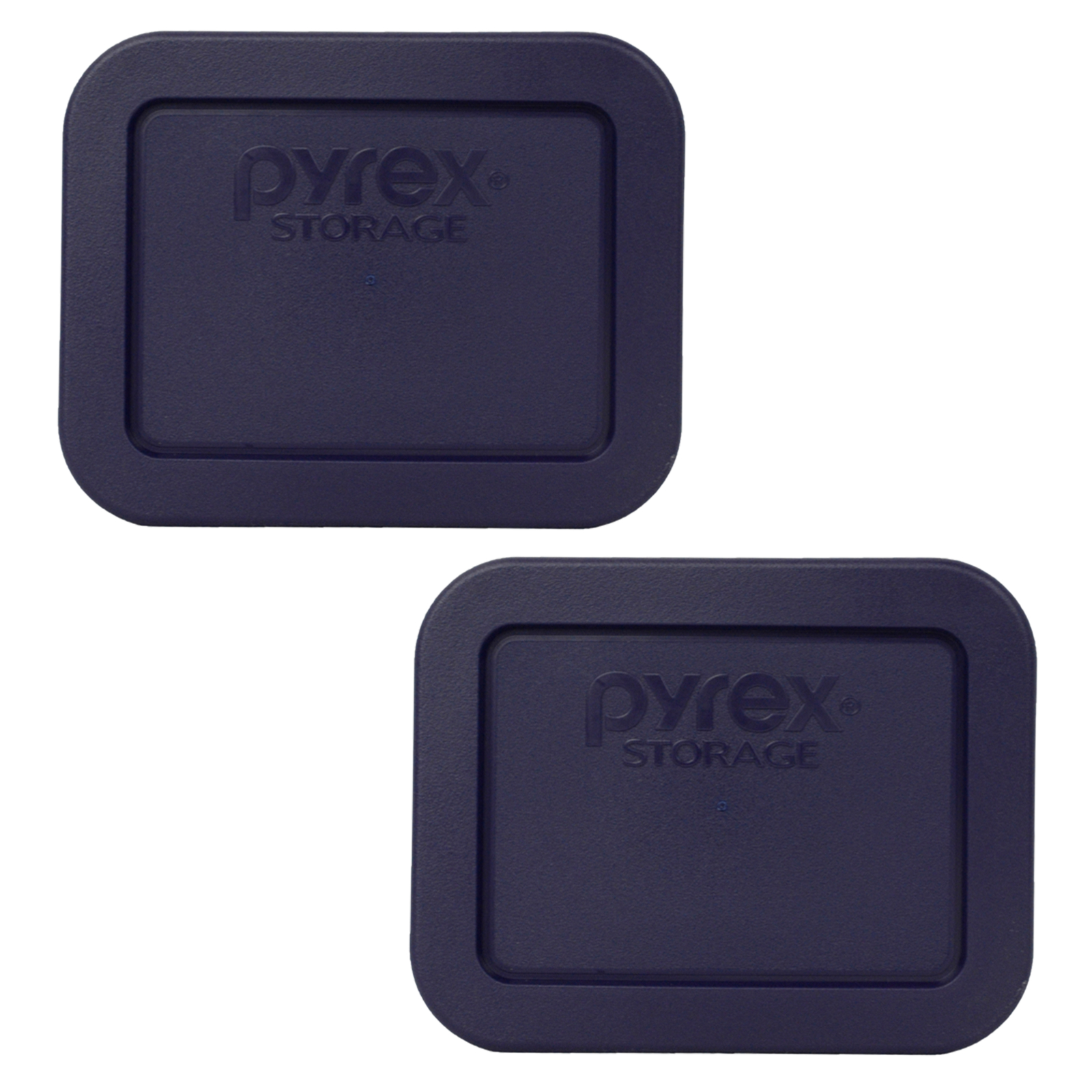 Pyrex 7213-PC Rectangular Blue 1.9 Cup Plastic Storage Lid 2PK for Glass Dish gallery