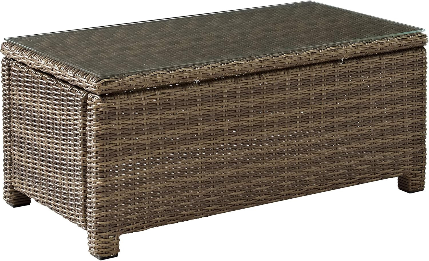 Bradenton All Weather Rattan Wicker Outdoor Coffee Table for Patio, Deck, Porch, gallery