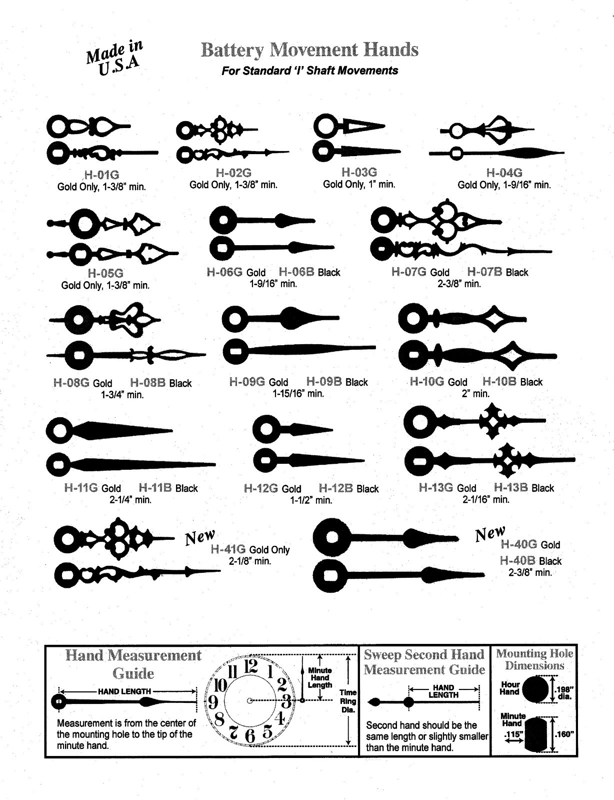 NEW Reverse or Backwards Time Clock Movement - Choose from 2 Sizes! (MTW-21) gallery