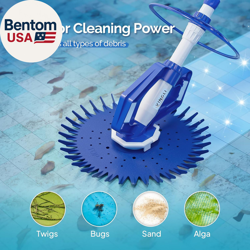 Pool Vacuum Cleaner Automatic Sweeper Swimming Pool Creepy Crawler Vacuum with 3 gallery