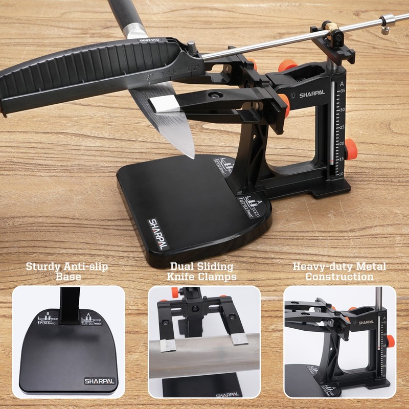 SHARPAL 202H Precision Knife Sharpening System–Adjustable Angle 10–35° gallery