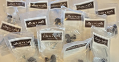 Allen + Roth Aged Bronze Cabinet Knobs Lot of 13 Basketweave 1-1/4″ Round New