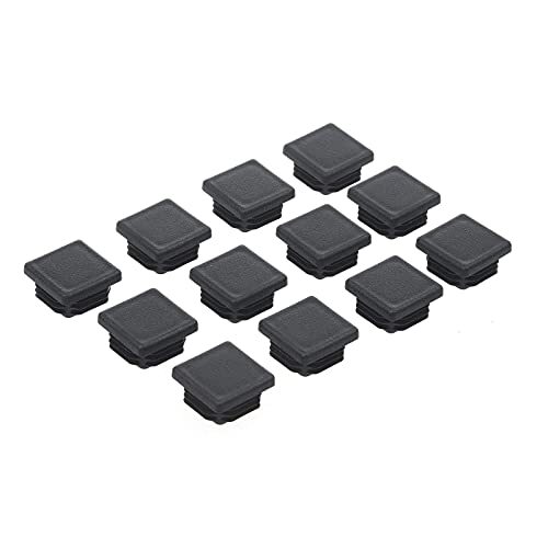 Square Plastic Plug, End Caps for Tubing Pipe OD 2" x 2" (not ID), Steel 2 Inch gallery
