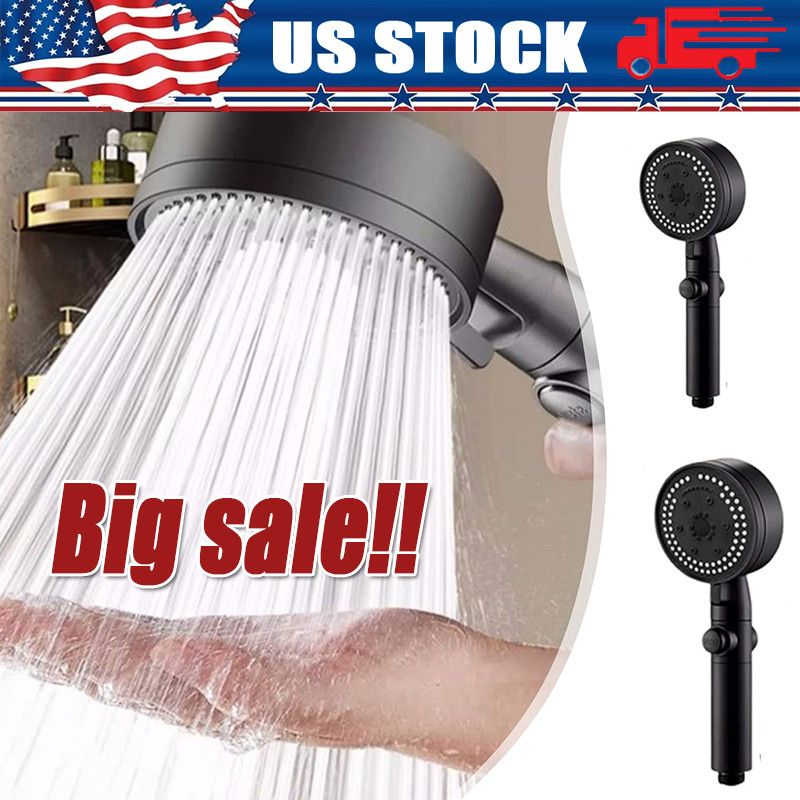 High-Pressure Shower Head, Multi-Functional Hand Held Sprinkler With 5 Modes US gallery