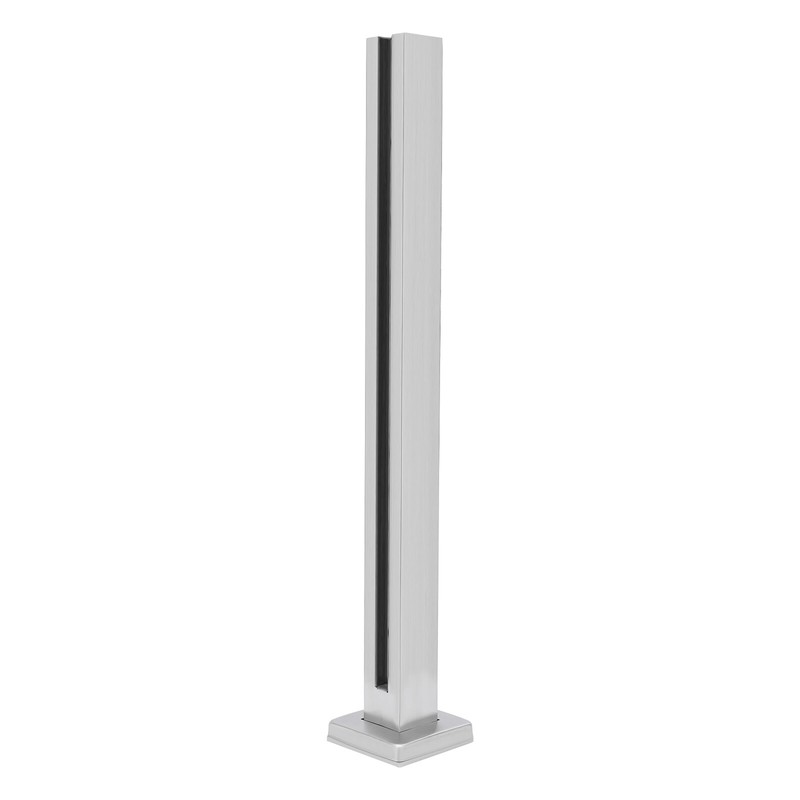 65cm Glass Railing Post Balcony Deck Balustrade Mid Post 304 Stainless Steel gallery