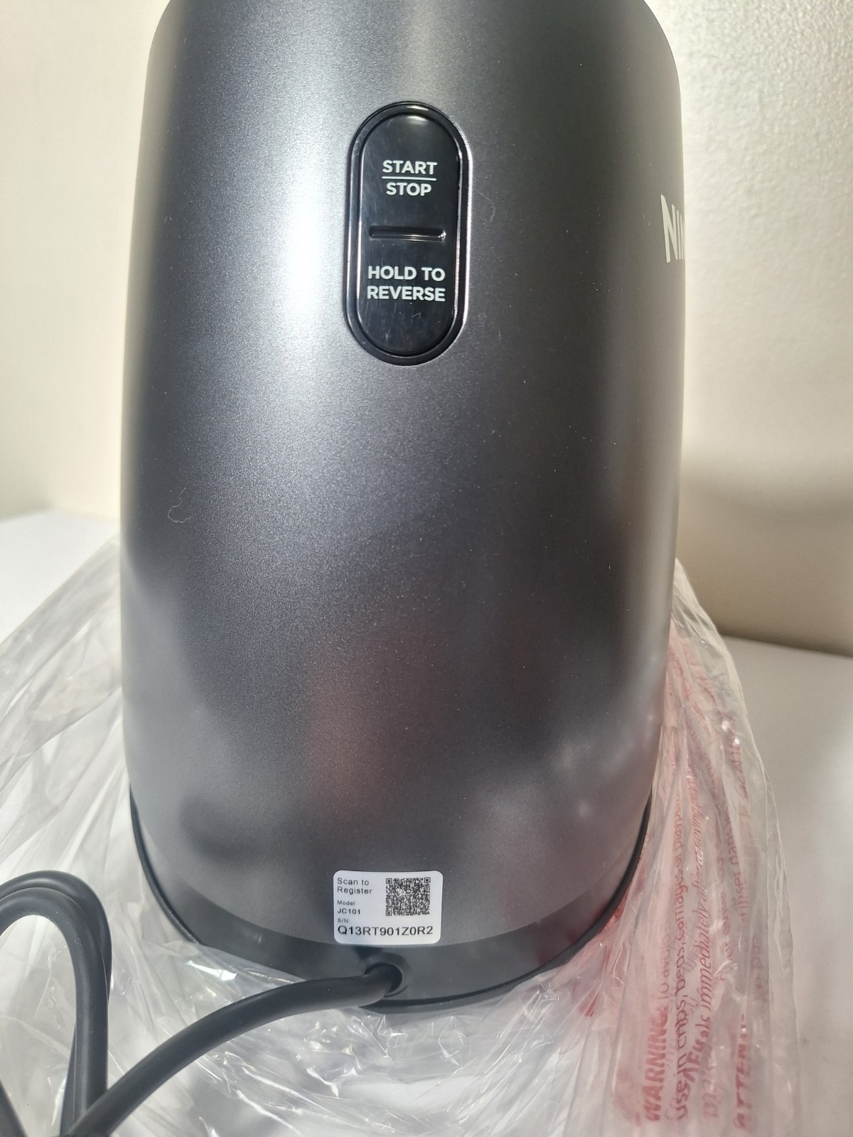Ninja Cold Press Juicer Pro Replacement Base ONLY Model JC101 New Black gallery