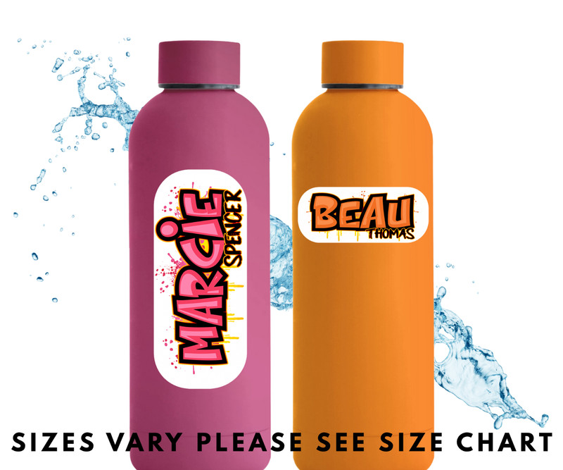 Custom Waterproof Name Labels for School, Daycare, Bottles, Lunchboxes gallery