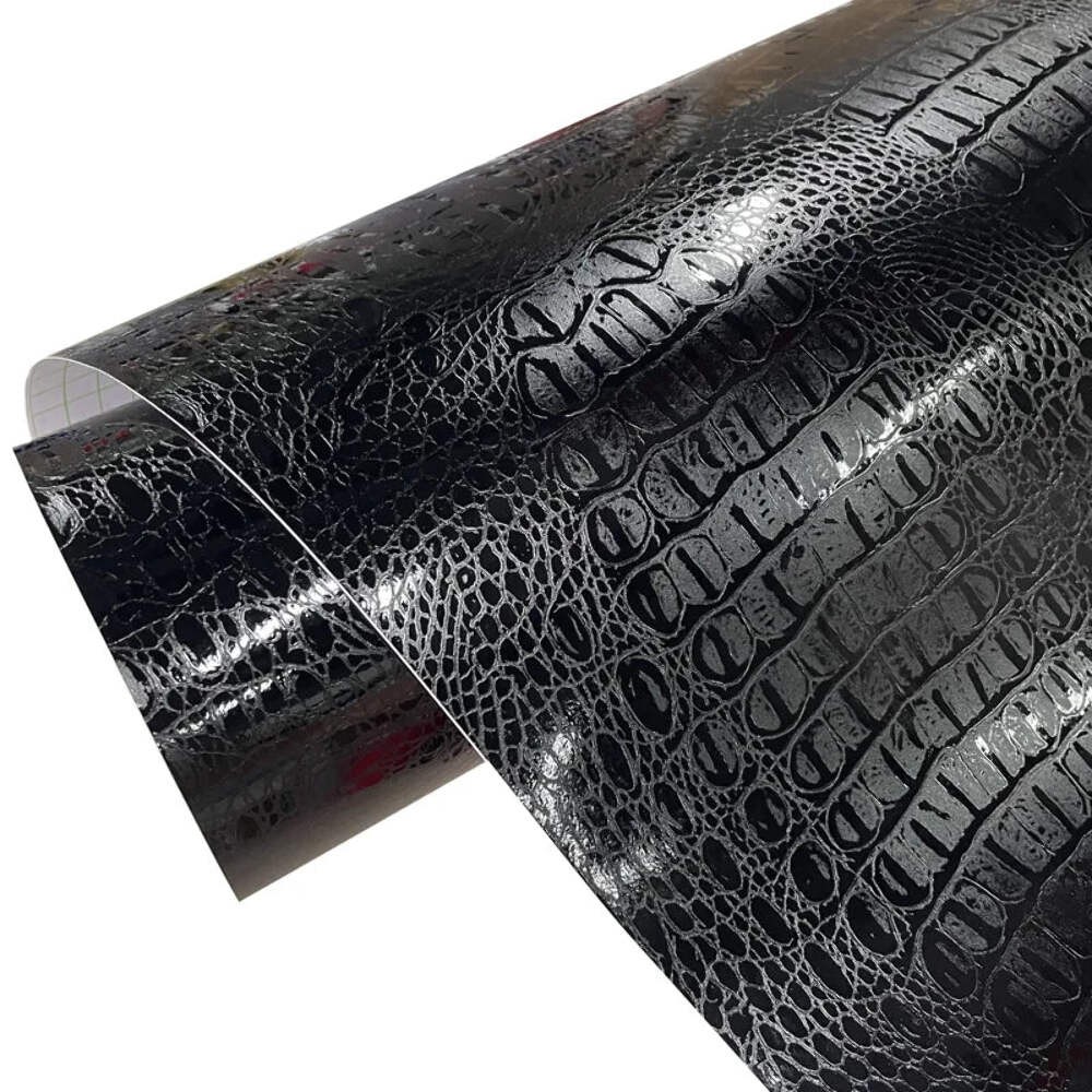 Premium Faux Crocodile Pattern Vinyl Wrap Film Self Adhesive DIY Decal Automotiv gallery