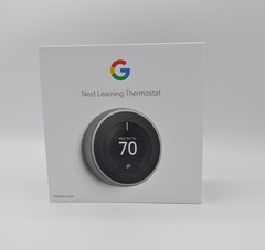SEALED Google Nest 3rd Generation Learning Thermostat T3007ES Stainless Steel A+