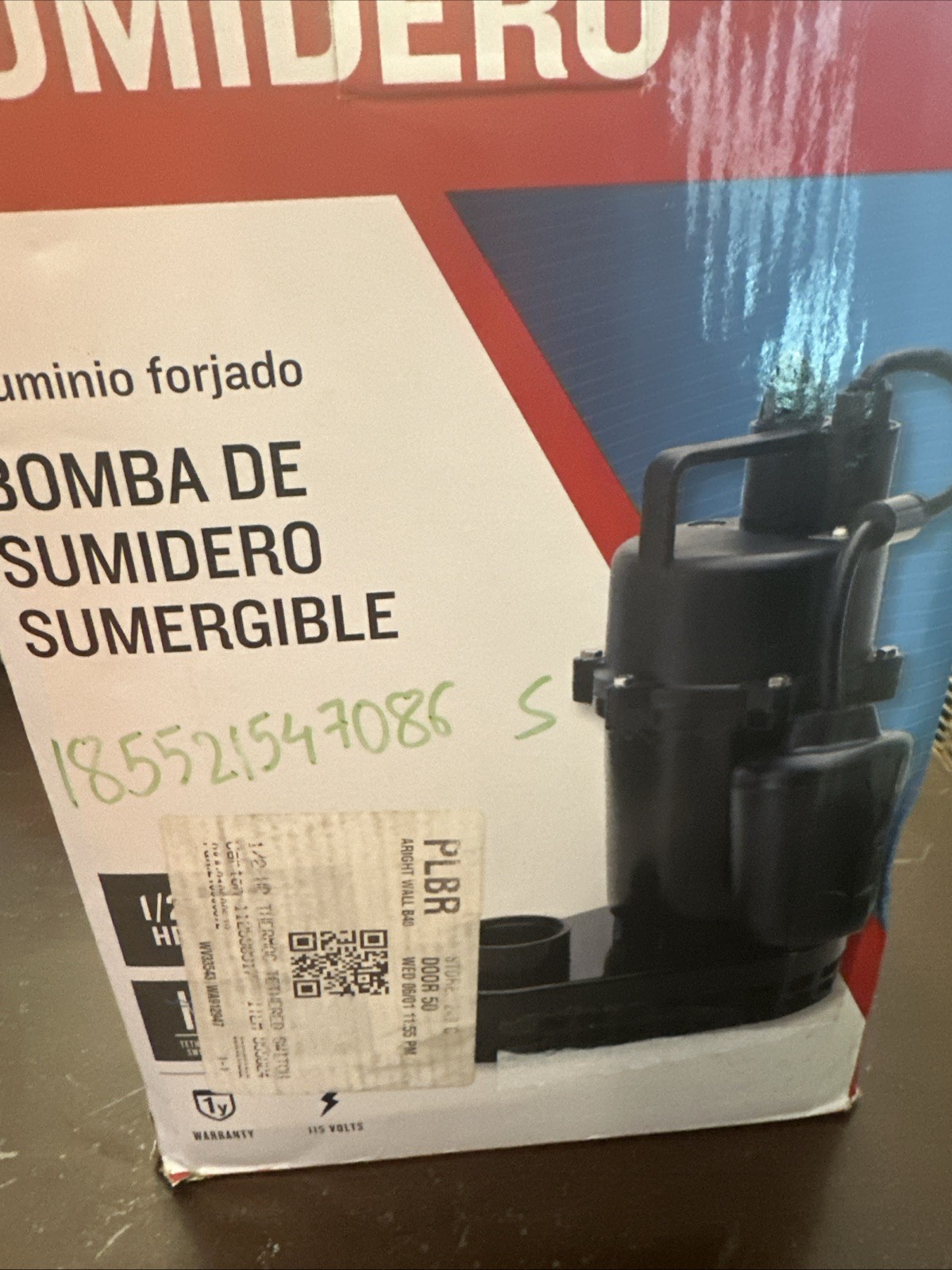 Utilitech - 1/2 Horse Power Cast Aluminum Submersible Sump Pump #0955624 55 GPM gallery