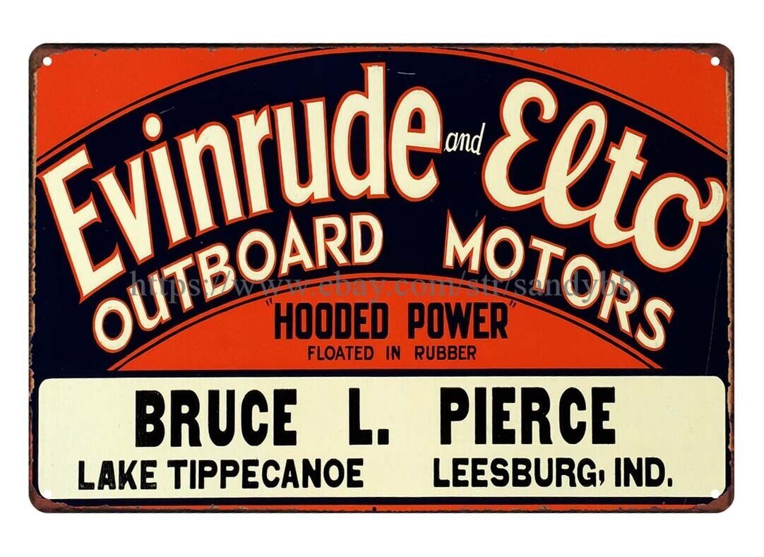 sportsman boating essentials 1930s marine propulsion ELTO MOTORS sign gallery