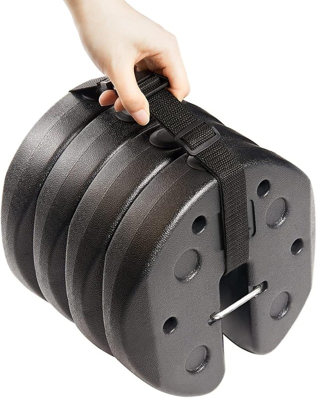 Sturdy 4-Pack Canopy Weights - 27LB Wind-Resistant Design for Tents & Umbrellas gallery
