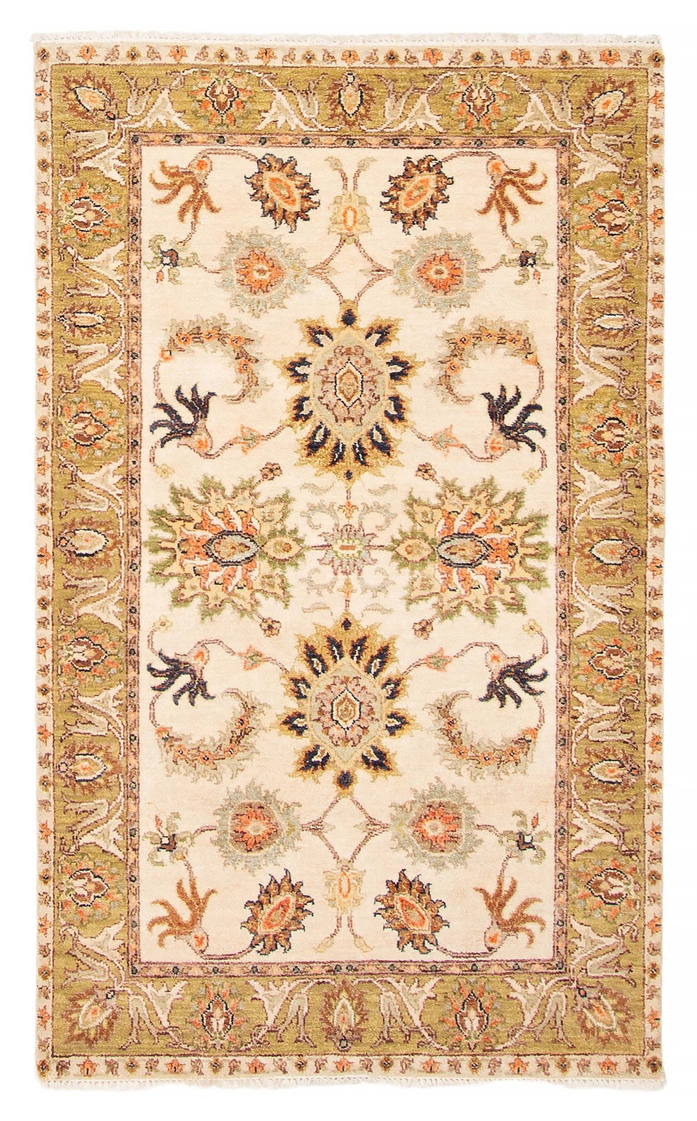 Traditional Hand Knotted Oriental Area Rug 3'1" x 5'2" Wool Carpet gallery