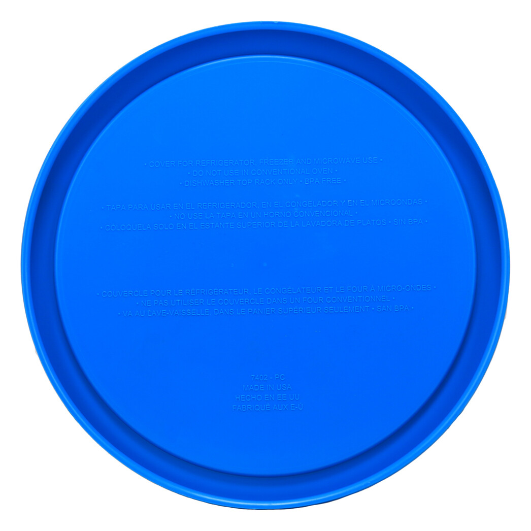 Pyrex 7402-PC 6/7-Cup Marble Blue Lid gallery