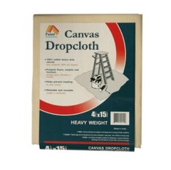Paint Essentials Canvas Drop Cloth 4 Ft x 15 Ft