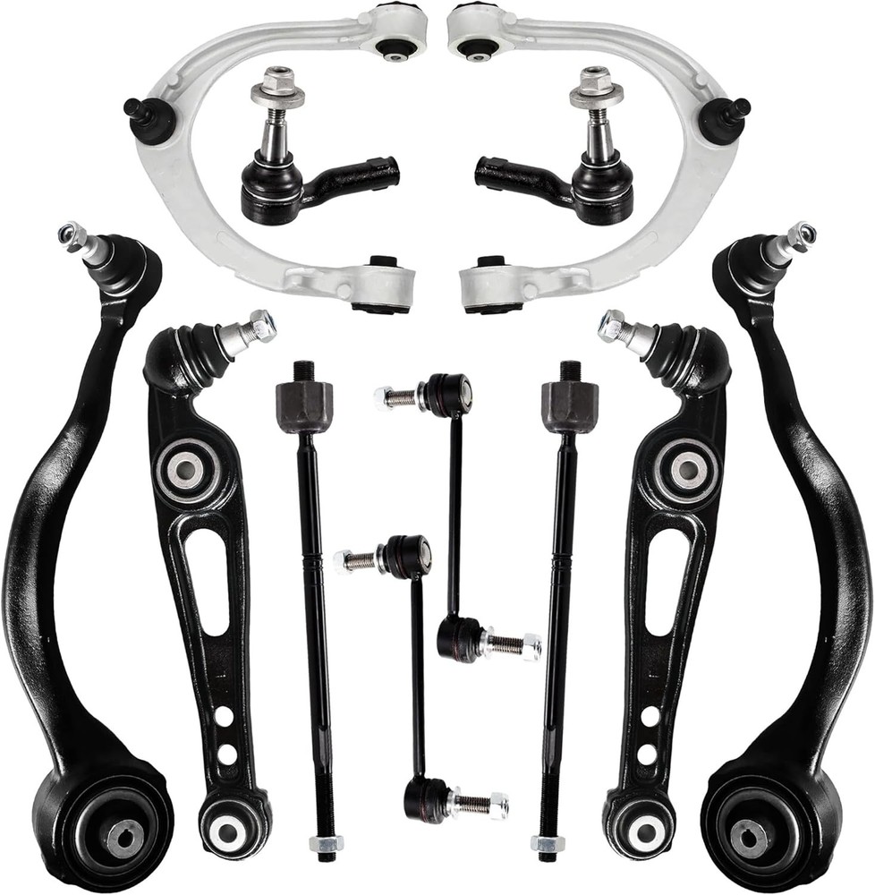 Front Upper and Lower Control Arm Kit Compatible with 2013-2018 Land Rover Range