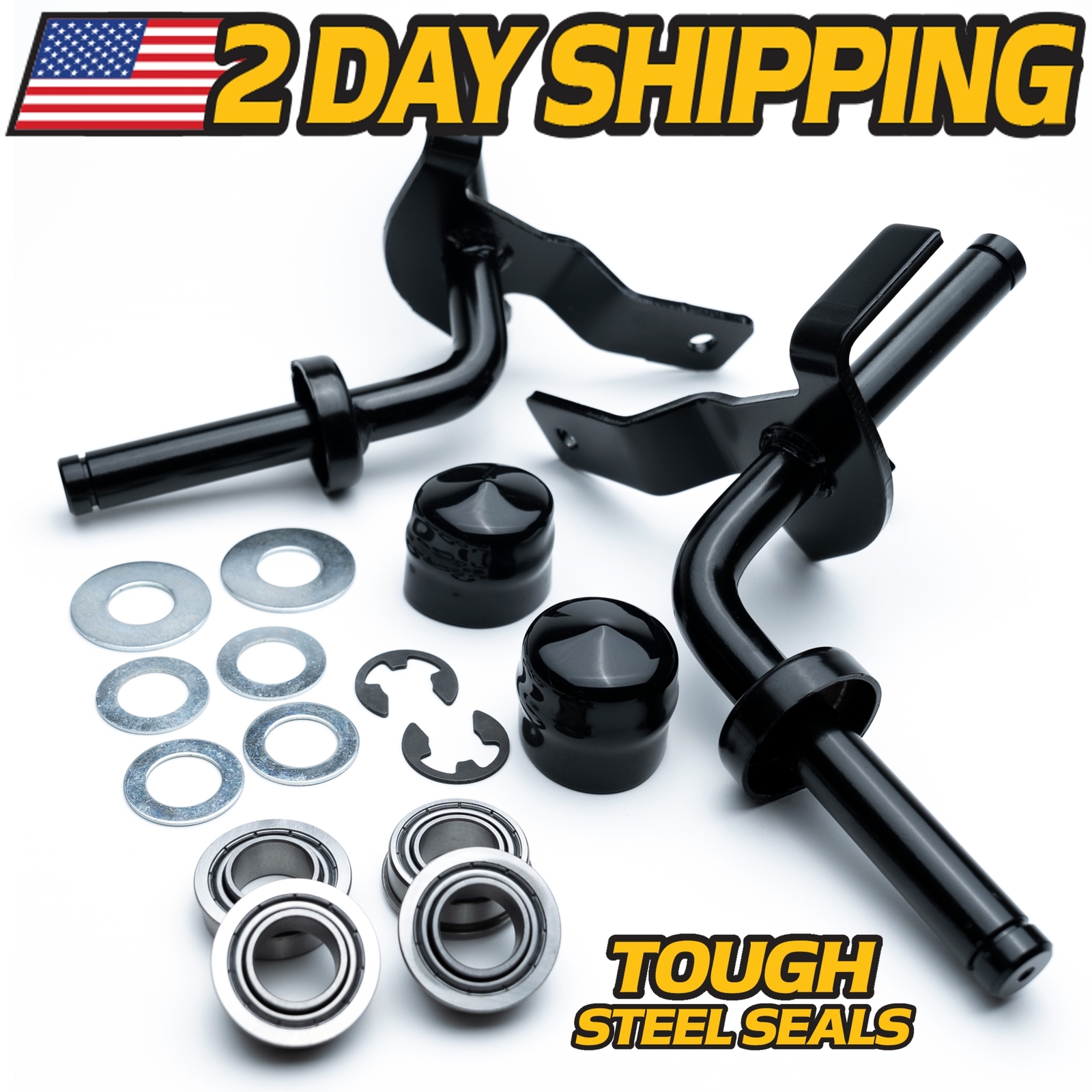 Front Axle Spindles & Bearings for Husqvarna YTA19K42 YTA20V46 YTA22V46 YTA24V48 gallery