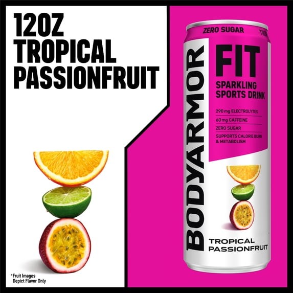 🥭 BODYARMOR FIT Zero Sugar Tropical Passionfruit Sports Drink – Pack of 10 🥭 gallery