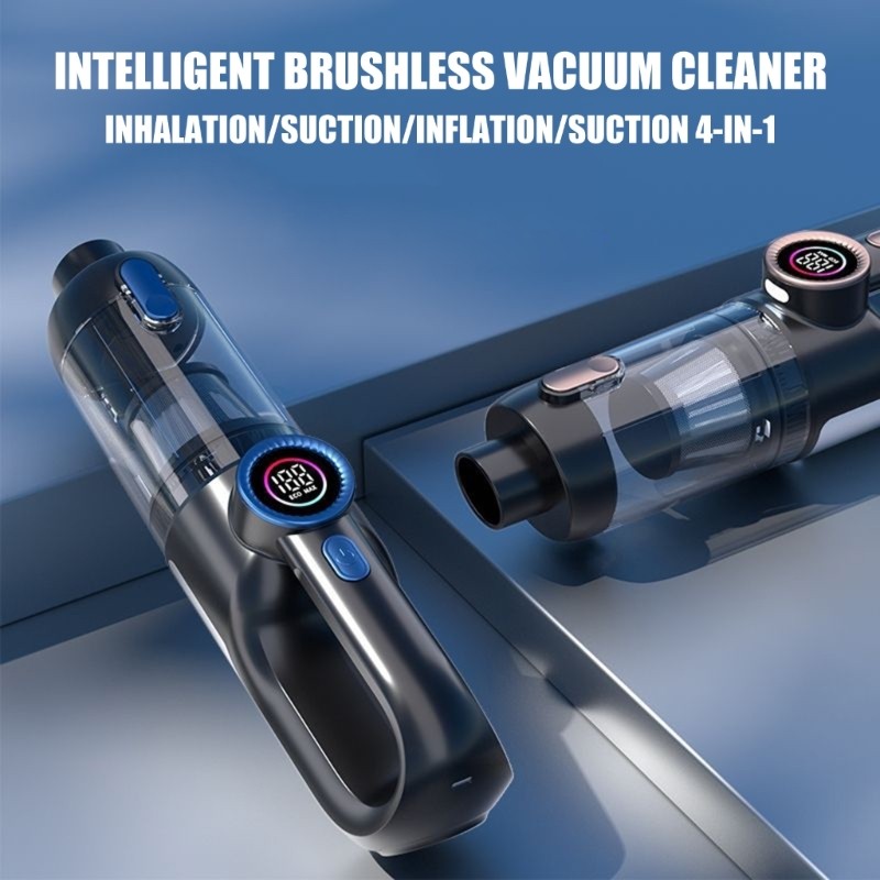 Cordless Car Vacuum Cleaner Multifunctional 11000PA Suction And Blowing Cleaner gallery
