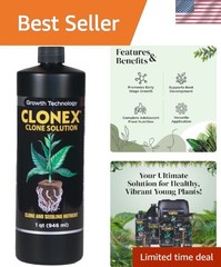 Clone Solution, Professional-Grade Nutrient Formula for Seedlings, Cuttings, …