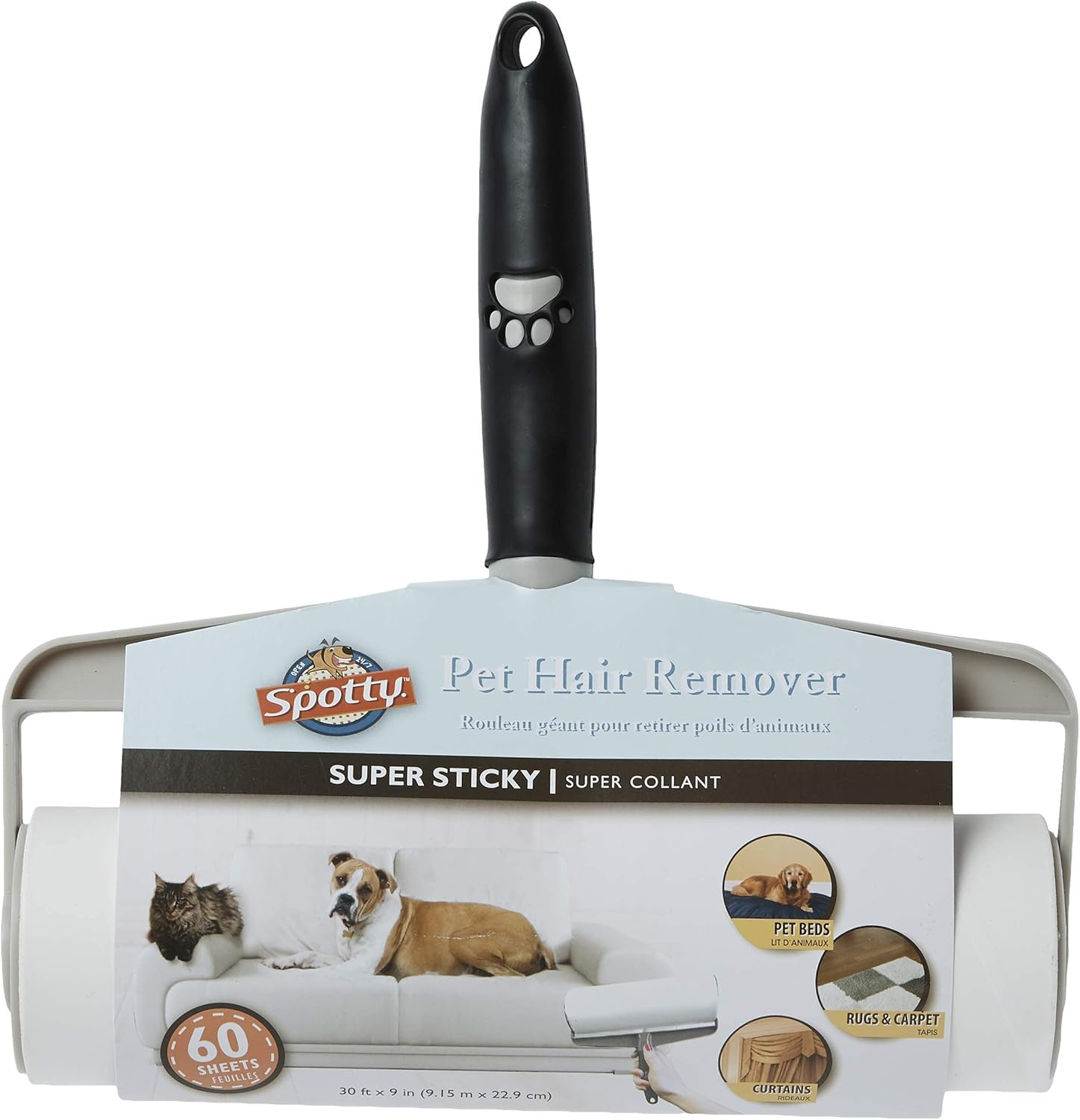Supersize Extra Sticky, Adhesive Lint Roller, Pet Cat & Dog Hair Remover gallery