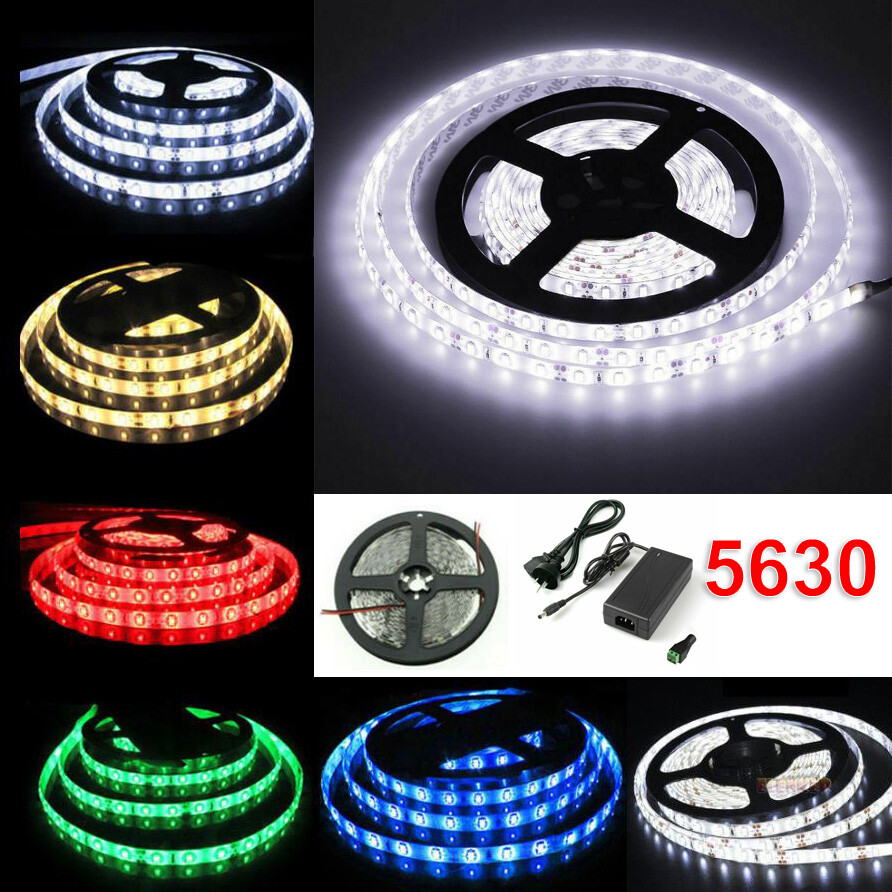 16FT Super Bright 5630 Waterproof 300 LED Strip Light Flexible 12V LED Tape Lamp gallery