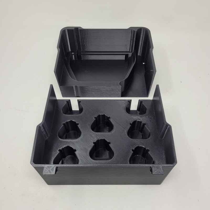 Fits Milwaukee Packout Deep Storage Tray INSERT for M12 Batteries and Charger gallery