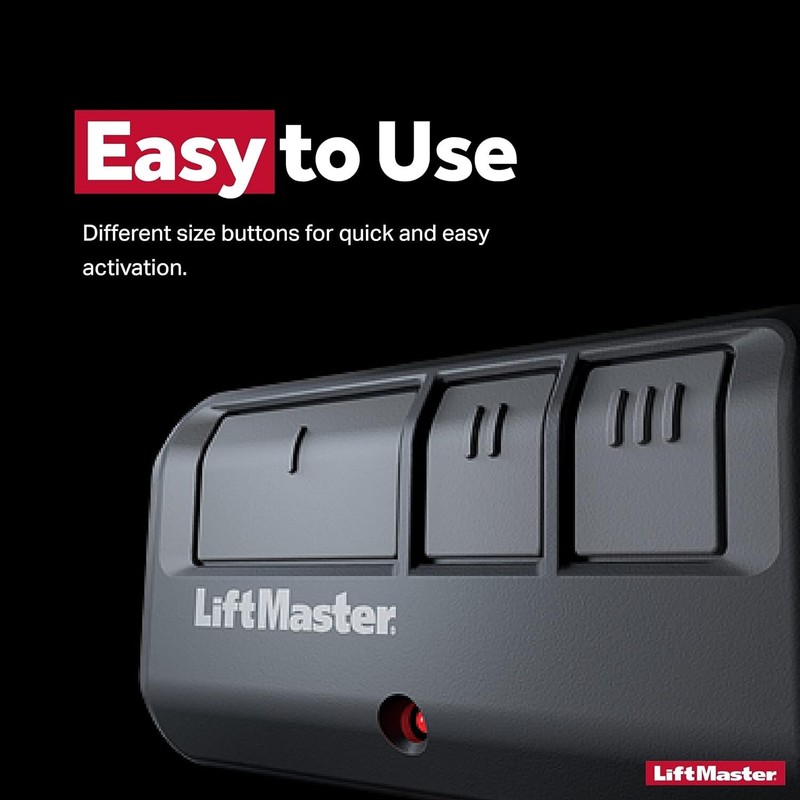 LiftMaster 893Max Security+ 2.0 3-Button Door Operator Remote Control with Visor gallery