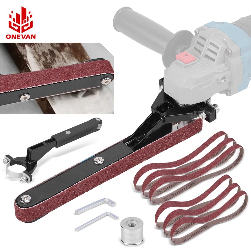 Belt Sander attachments for Angle Grinder Detailing Bandfile Sander adapter gallery