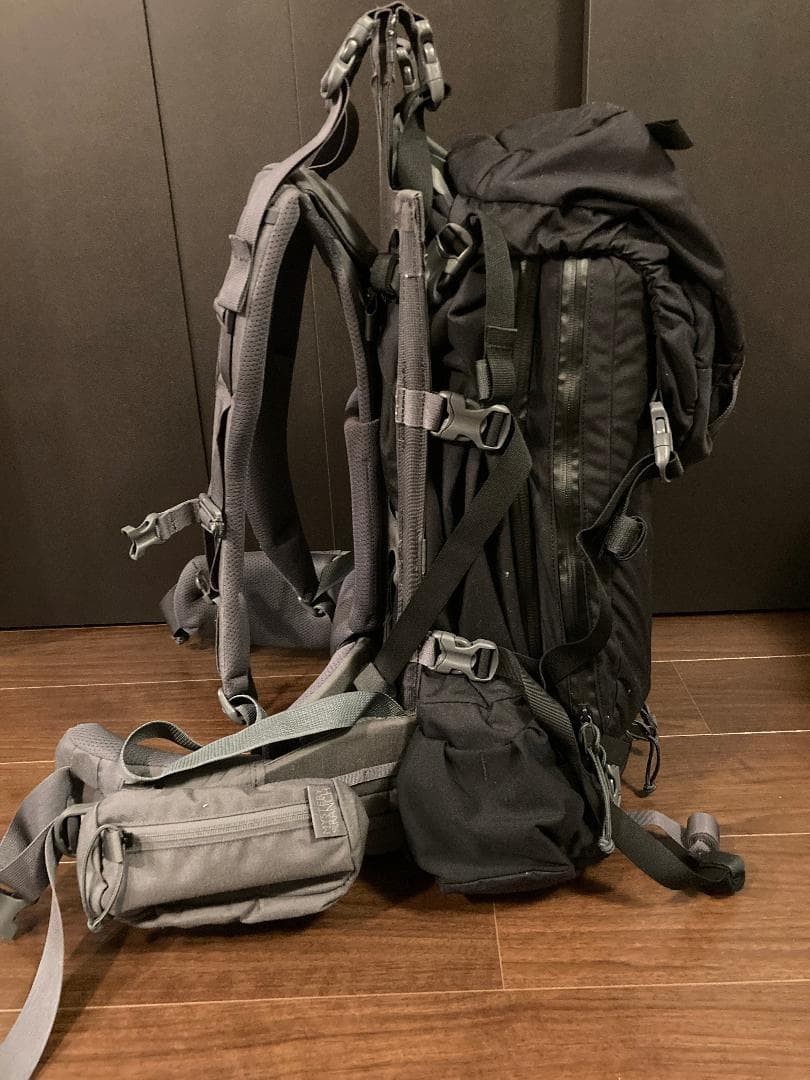 MYSTERY RANCH Terraframe 65L Backpack Black Guide Light MT Used 4