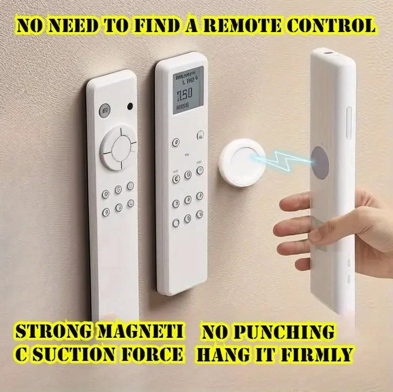 3pcs Magnetic Remote Holder Wall Mount No Drill Organizer Set - NEW gallery