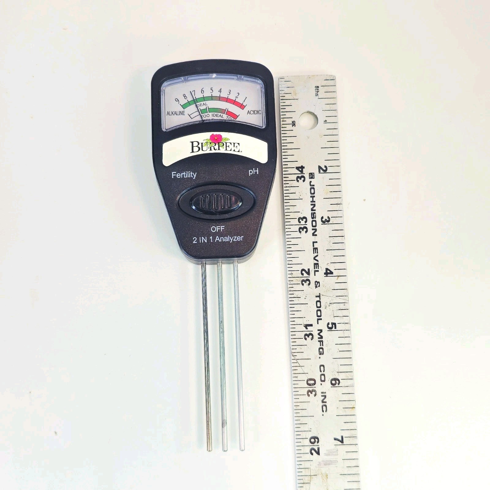 Burpee Electronic Soil Tester For pH And Fertility Testing No Batteries Required gallery