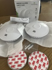 Guardryshely Wireless Interconnected Smoke Detectors with Photoelectric 2 Packs